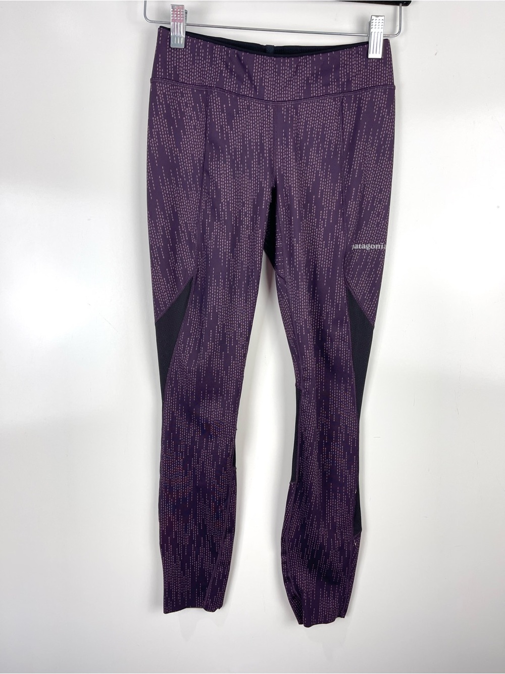 Patagonia Endless Run Tights Women’s XS Purple Running Pants Outdoor Hiking
